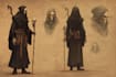 draw a famous fantasy horror character design