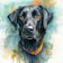draw watercolor pet portrait