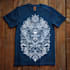 make a linocut tshirt design for brands