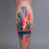 create colorful custom tattoo design, tattoo sleeve