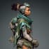 create illustration fantasy sci fi character design