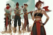 do dnd character art, illustration, concept art,