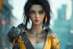 create modeling low poly character ready for game