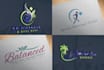 create an eye catching massage therapy logo