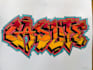 create a custom graffiti or trippy art piece