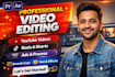 edit engaging videos for youtube, instagram and tiktok