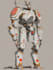 do anime style mecha robot illustrations