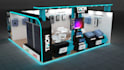 kiosk, exhibition stall, trade show booth, retail display