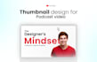 design high CTR youtube thumbnails with pro text, color, and composition