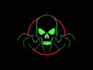 create dark scary classic vintage horror logo design