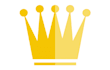 make different crown line mascot logo with express delivery