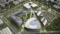 design 3d cgi landscape site map for university,hospital,complex,training center