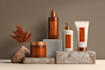 design luxurious cosmetic labels and elegant packaging