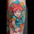 make comic cartoon anime tattoo design