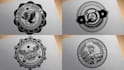 do stamp seal vintage retro badge logo design