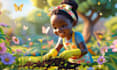 create engaging children story book illustration using ai