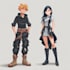 create a illustration anime or roleplaying character