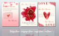 design custom beautiful love greetings cards with message