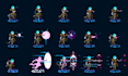 create 8 bit 16 bit pixel pixel art animation sprite sheet 2d minecraft game
