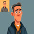 design a 2d cartoon character