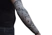 create sleeve tattoo design in geometric style