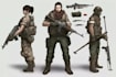 draw 2d game art military character design
