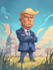 create a political cartoon art
