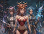 draw anime and game style characters art