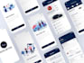 design modern b2b saas, fintech, insurance app UI UX figma