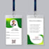 design aen elegant id card with mockup