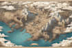 make a fantasy map illustration