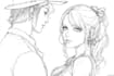 sketch characters into anime style