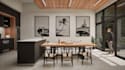 restyle modern3d basement design,functional interior rendering,floor plan layout