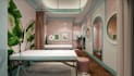 redesign nail salon,pedicure space,medispa,lash and brow tech studio 3drendering