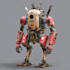 design high quality robot, mech, cyberpunk, concepts