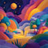 do design stunning abstract art in elevates of space