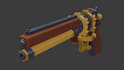 make semi realistic game props with styled textures