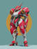 create your mecha robot fanart or original in digital artwork