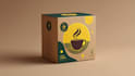 custom food box packaging design and 3d mockup