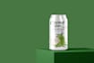 design unique energy drink, soda can, coconut water label and 3d mockup
