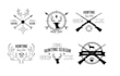 create a modern hunting logo design