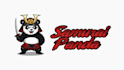 do amazing samurai panda logo with unique t shirt concept