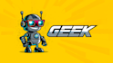 create modern geek robot logo with unique t shirt design