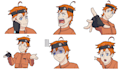 draw your character in various expression