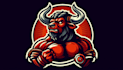 create unique minotaur logo with powerful t shirt artwork
