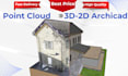 convert point cloud data into  3d archicad bim
