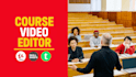 edit your online course videos with captions