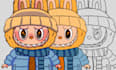 draw you as an adorable labubu