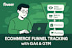 setup ga4 ecommerce tracking, GTM, fb pixel and ads conversion tracking