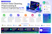 do python data cleaning, preprocessing and feature engineering for ml